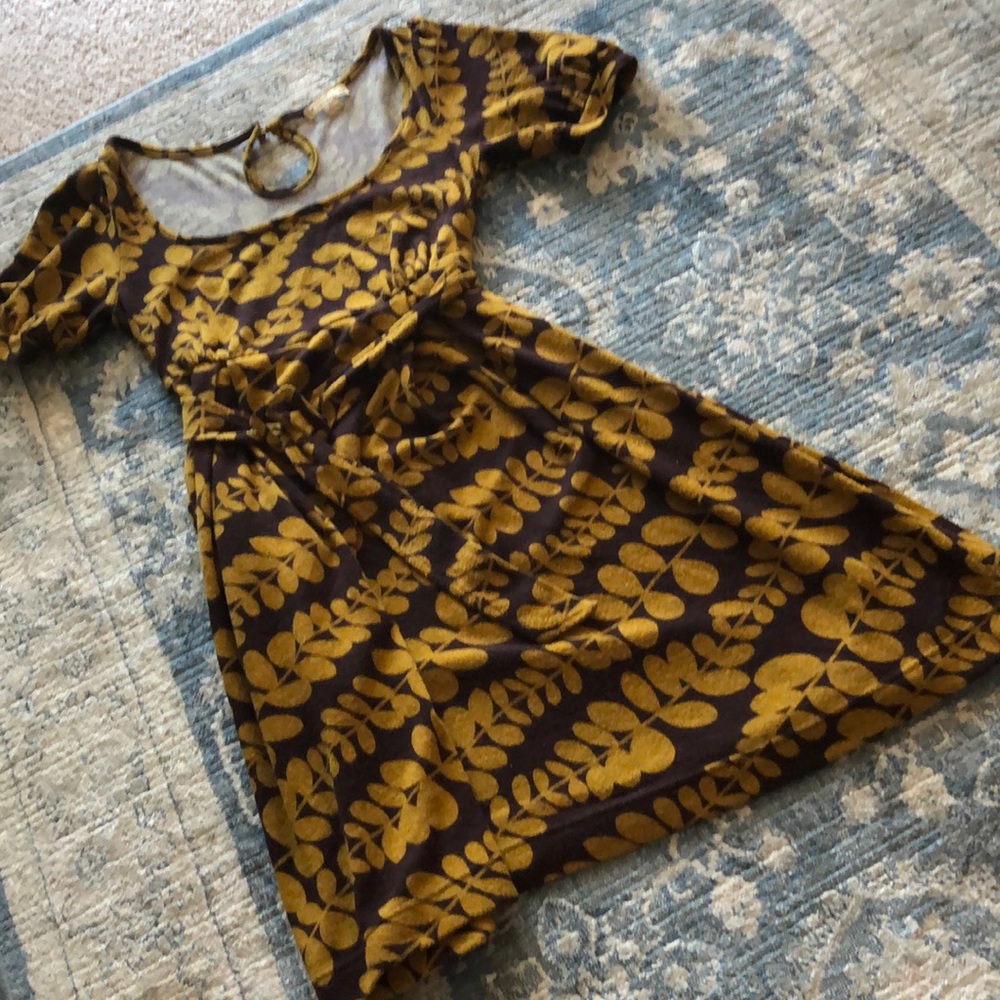 Vintage little brown dress 🍁🍂